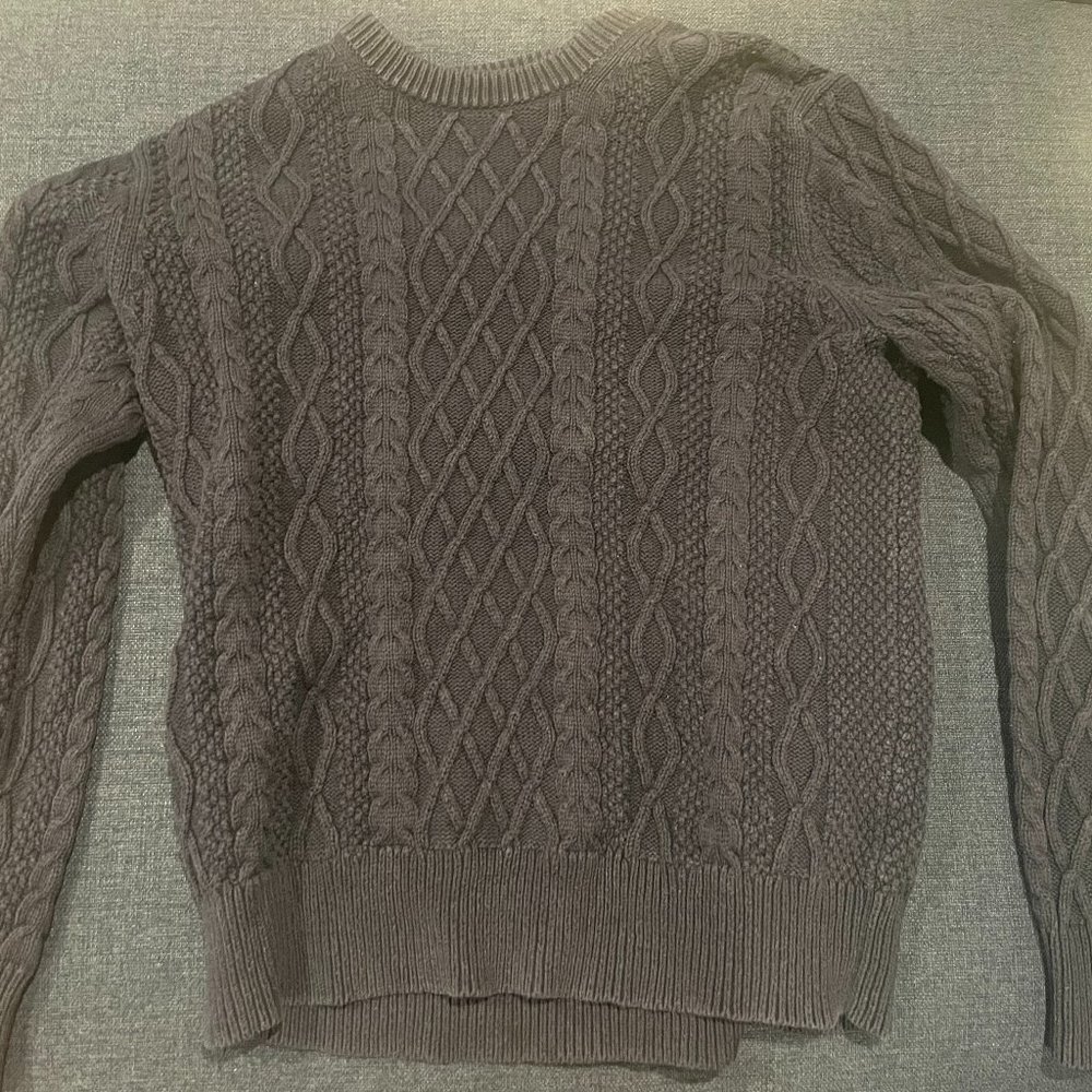 J. Crew Mercantile sweater - cable knit - medium - navy blue
